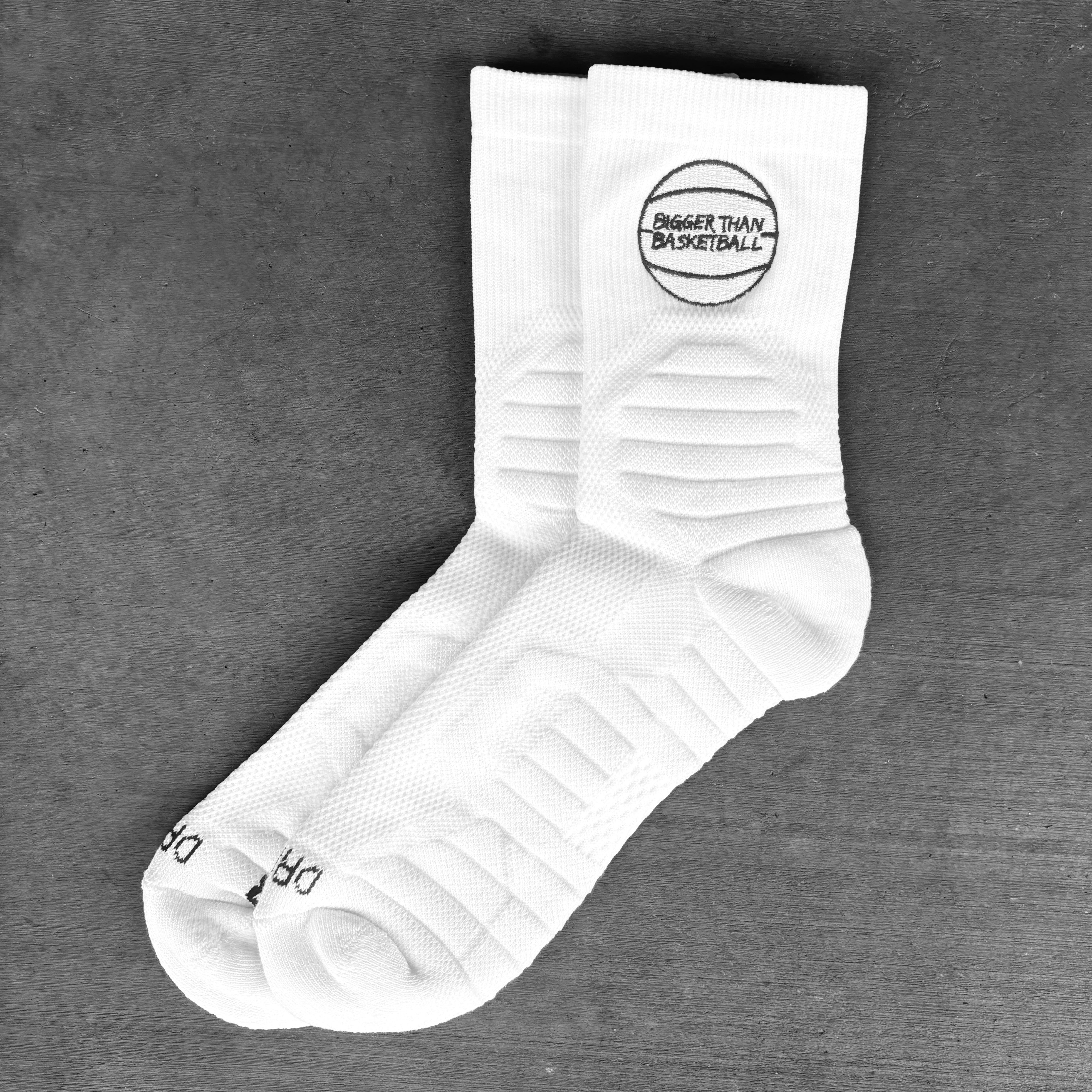 Basketball Performance Socks - White