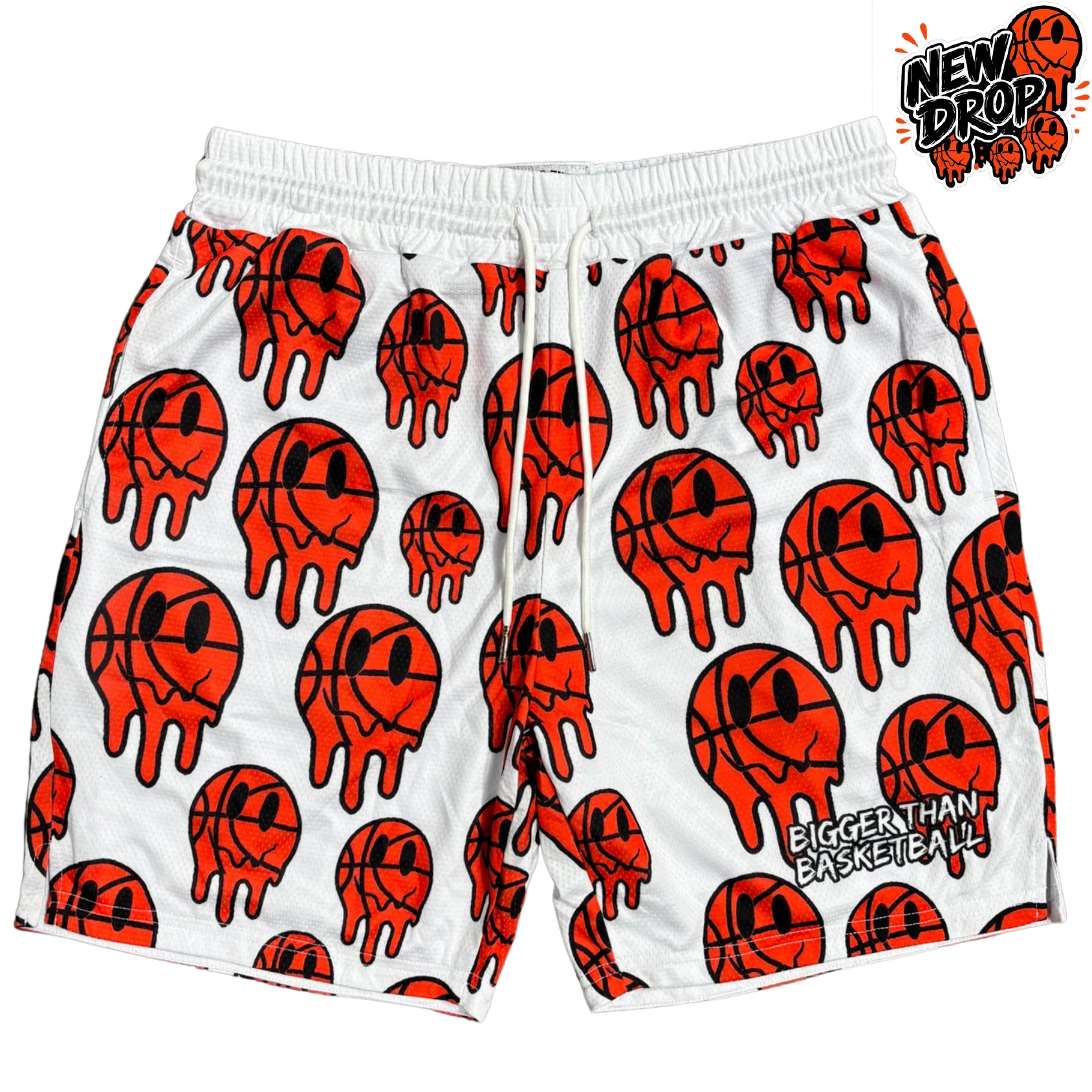 Drippy Basketball - Shorts - White