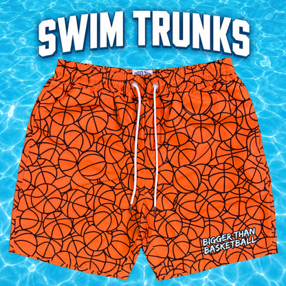 Basketball Pattern - SWIM TRUNKS