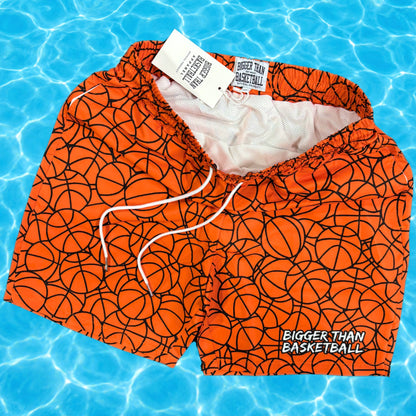 Basketball Pattern - SWIM TRUNKS