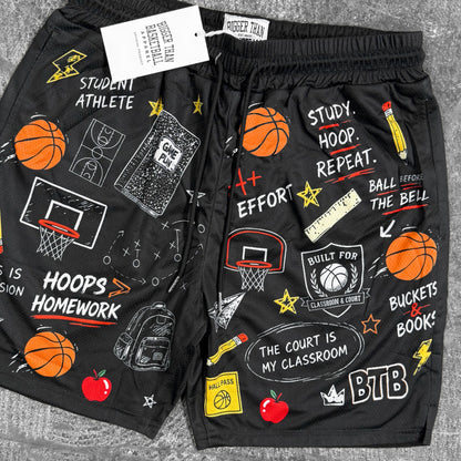 School of Buckets - Shorts - Black