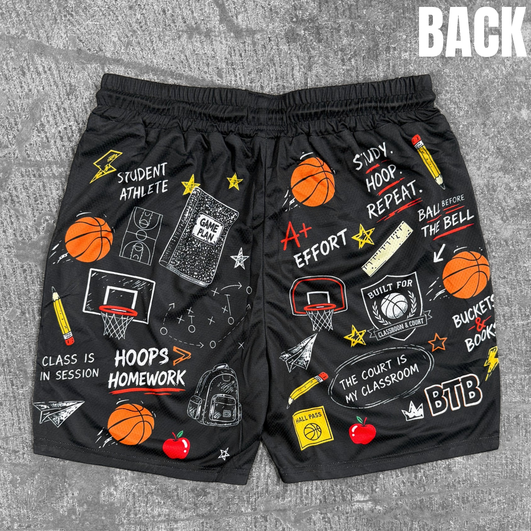 School of Buckets - Shorts - Black