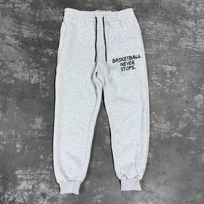 Basketball Never Stops - Joggers - Grey