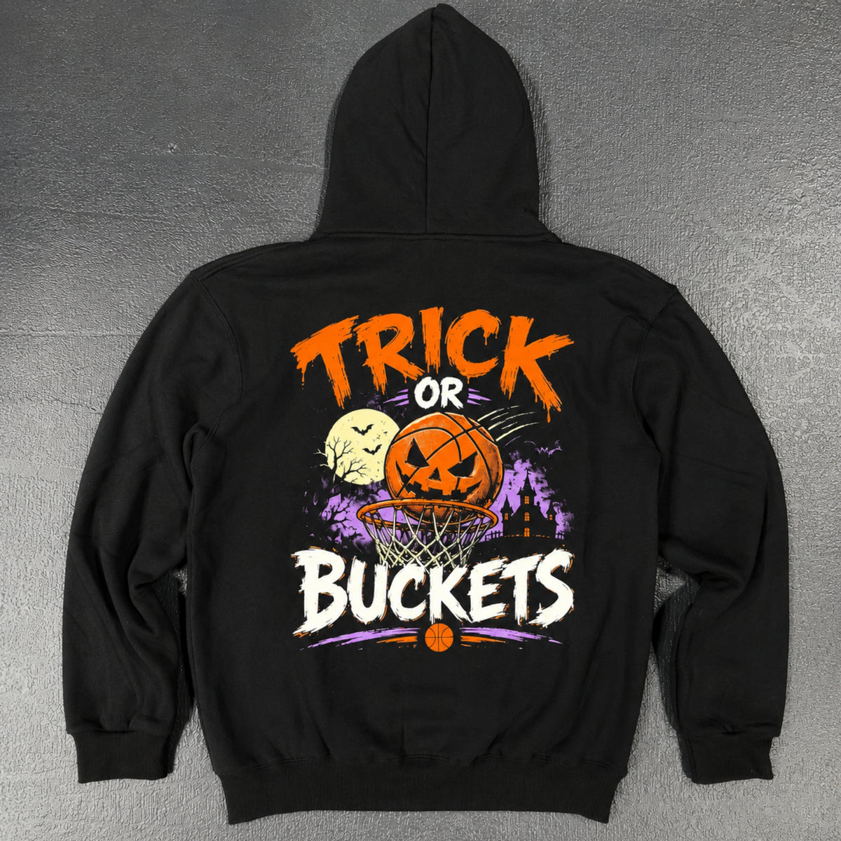 Trick or Buckets - Hoodie - Black