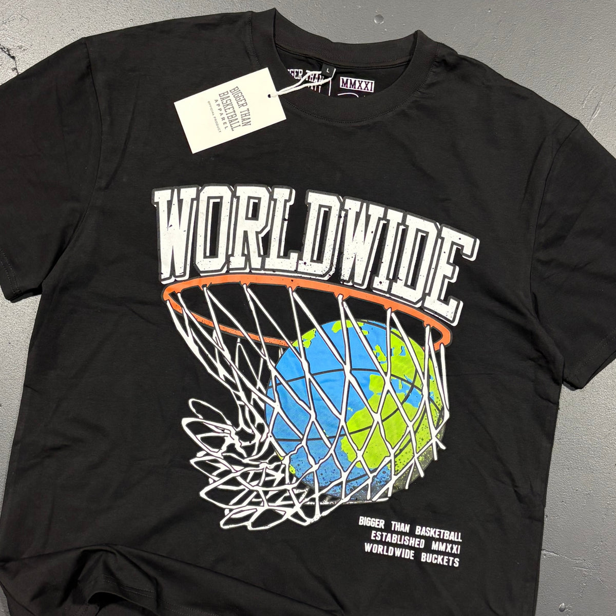 Worldwide Buckets - T-Shirt - Black