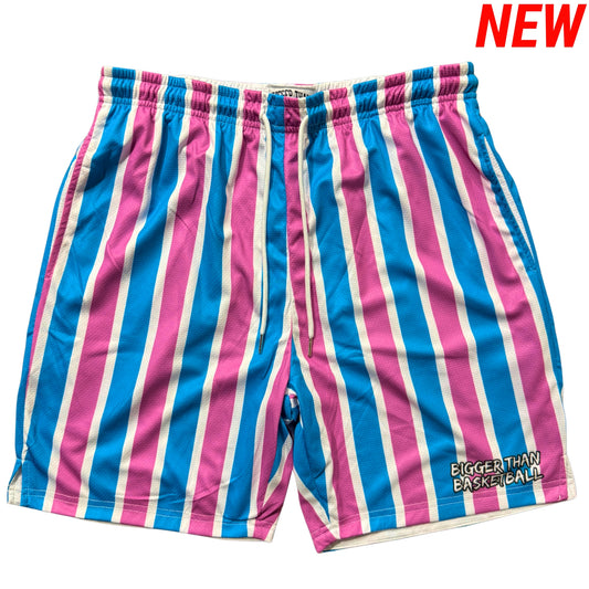 Pinstripe - Shorts - Cotton Candy
