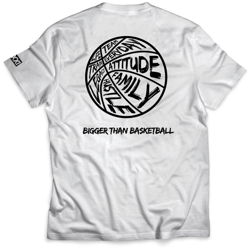 Bigger Than Basketball - T-Shirt - White