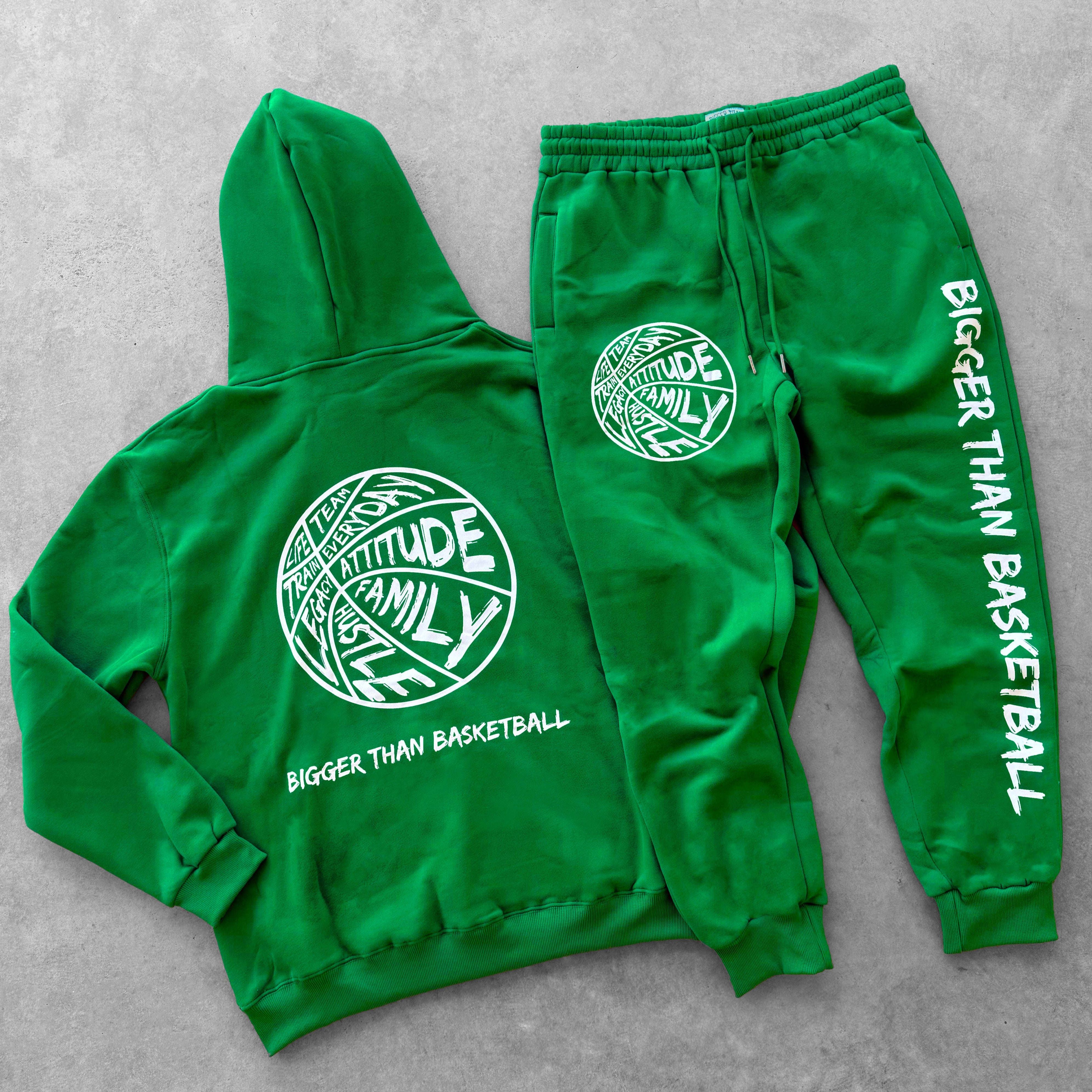 Bigger Than Basketball - Hoodie - Green