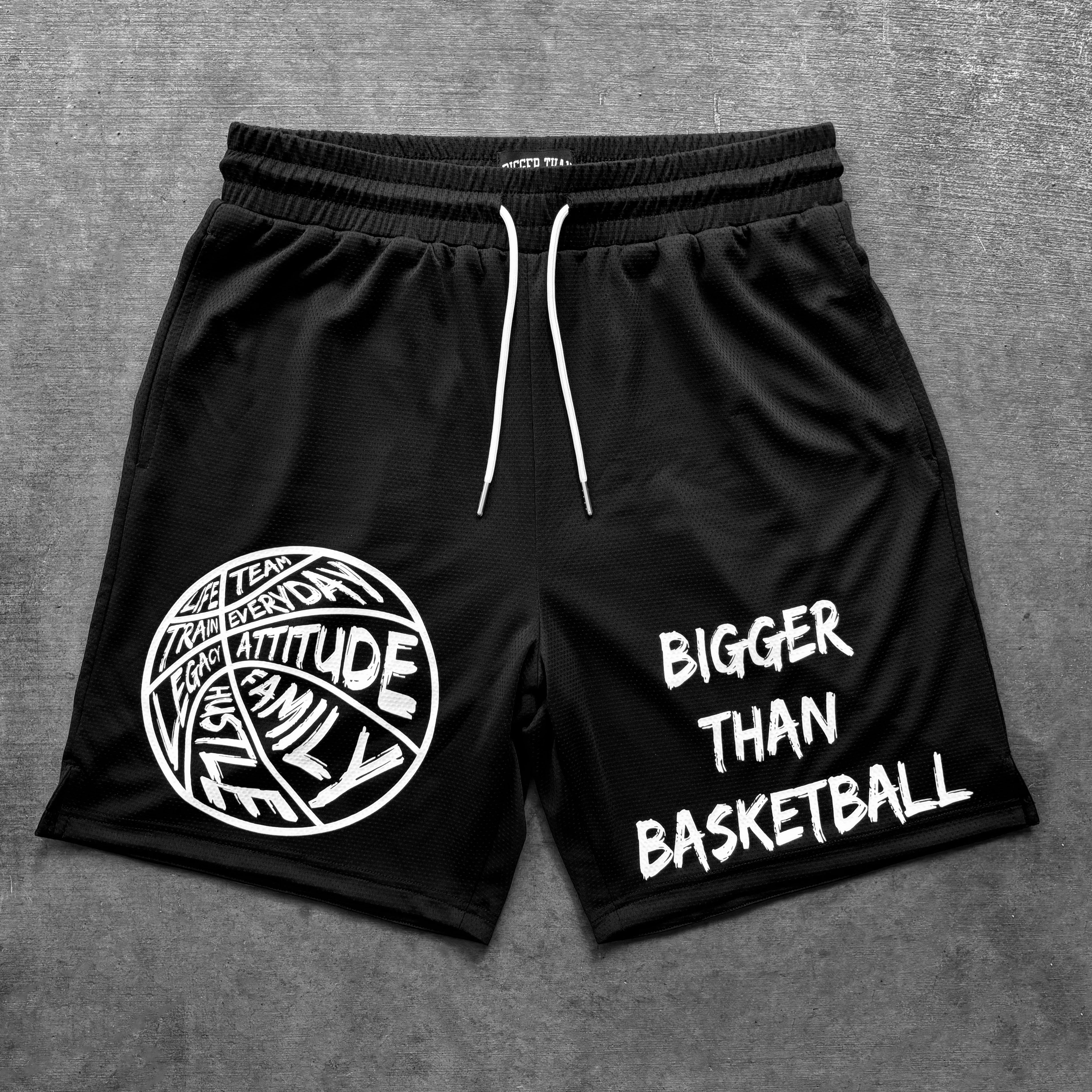 Bigger Than Basketball - Shorts - Black