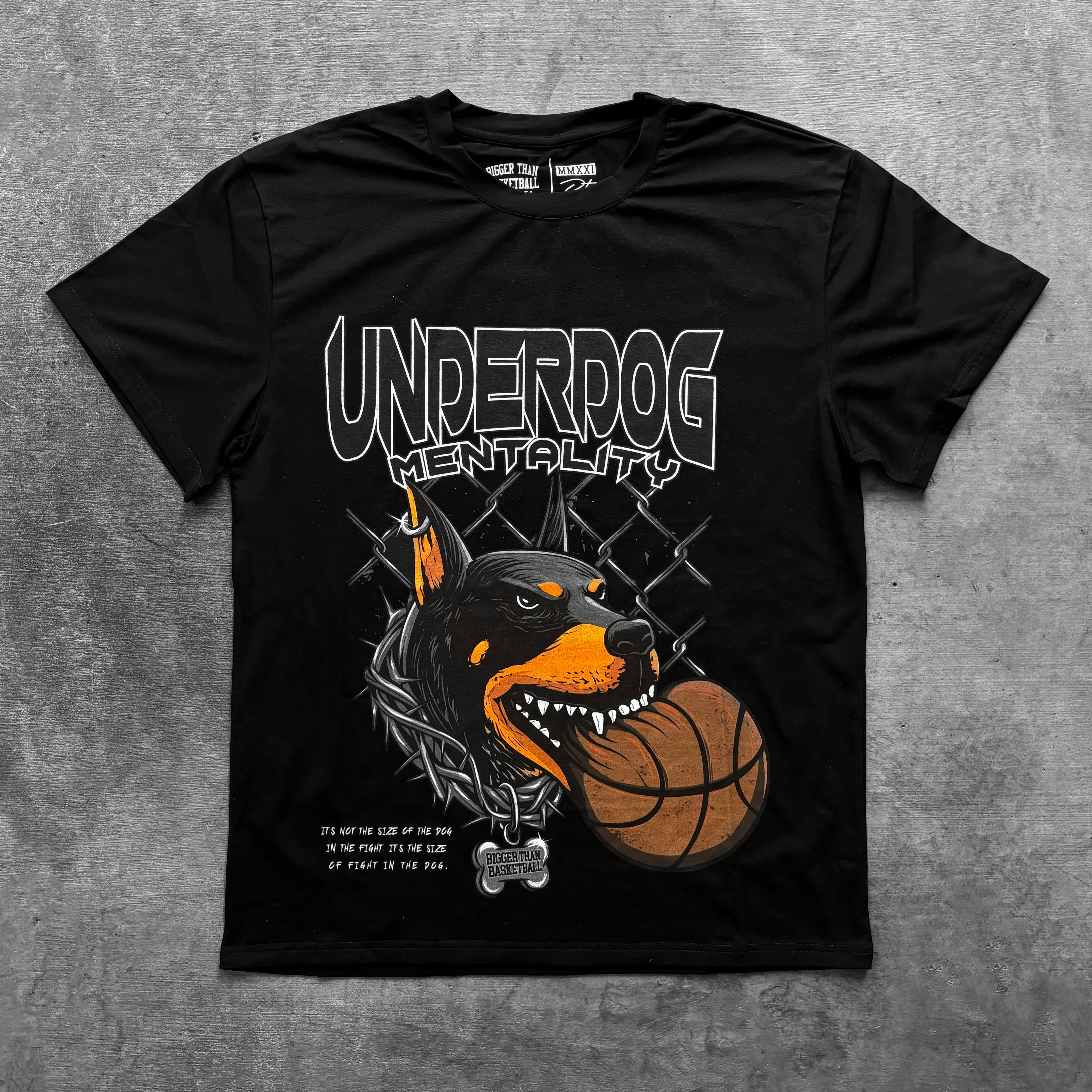 Underdog Mentality - T-Shirt - Black