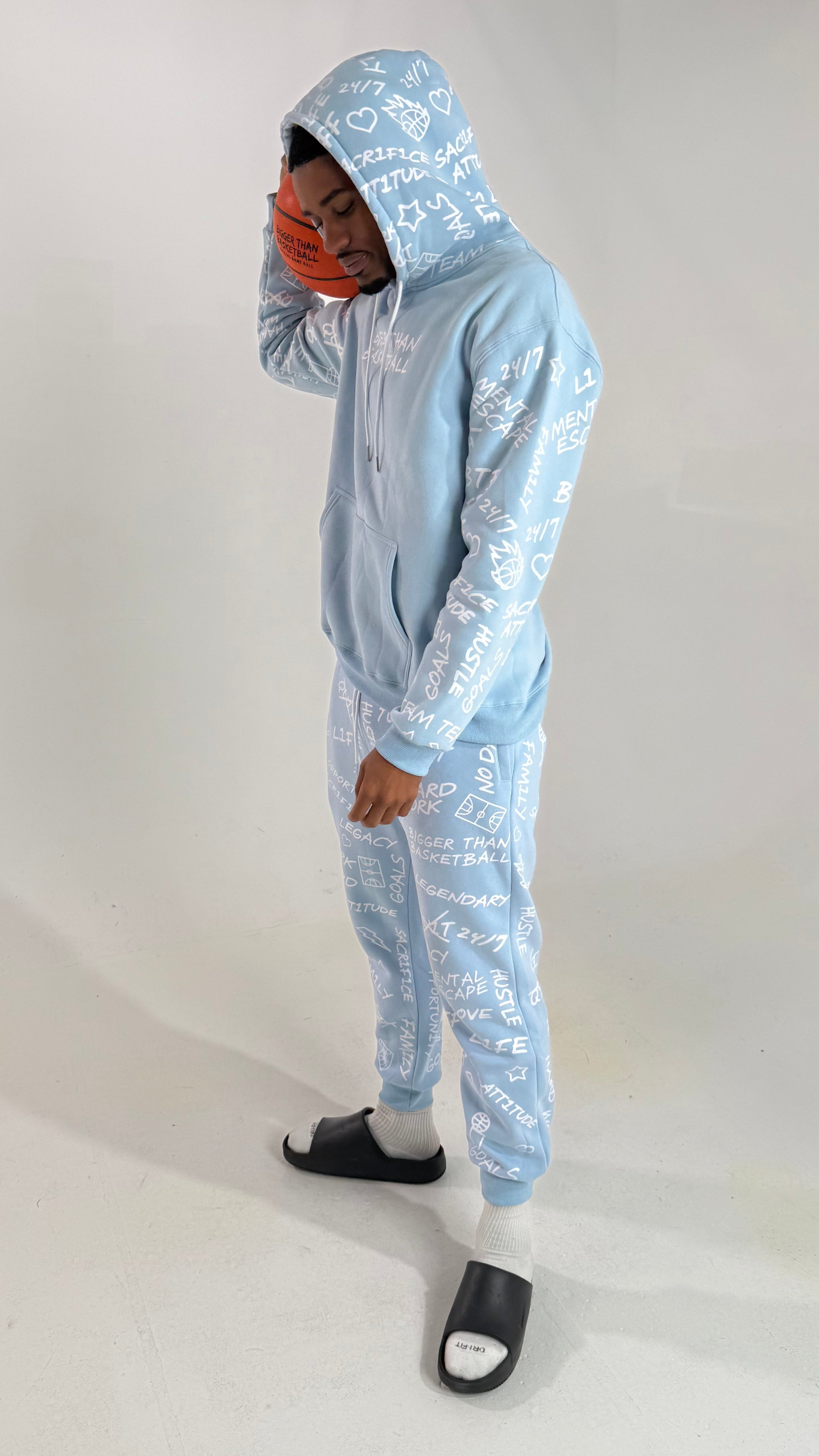 Emotions - Hoodie - Light Blue