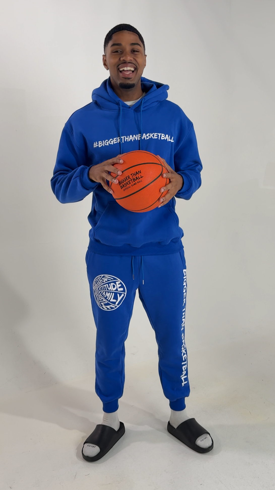 Bigger Than Basketball - Hoodie - Blue