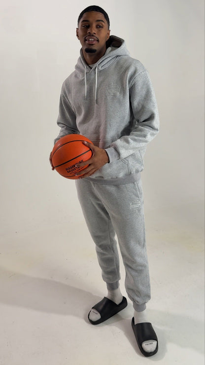 Everyday - Embroidered Hoodie - Grey