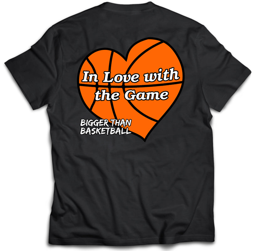 In Love With The Game - T-Shirt - Black