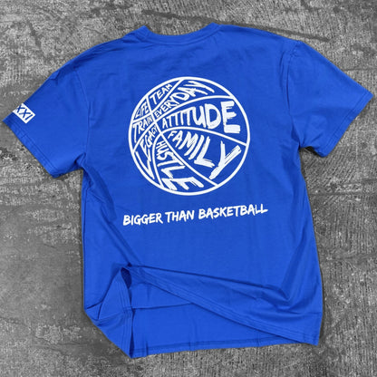 Bigger Than Basketball - T-Shirt - Blue
