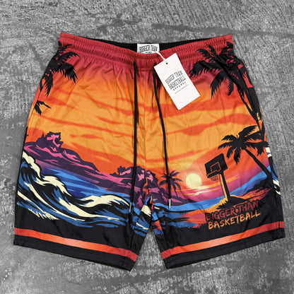 Sunset Hoops - Shorts
