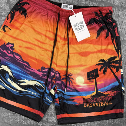 Sunset Hoops - Shorts