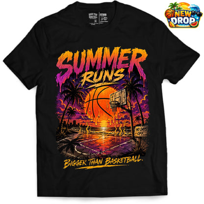 Summer Runs - T-Shirt - Black