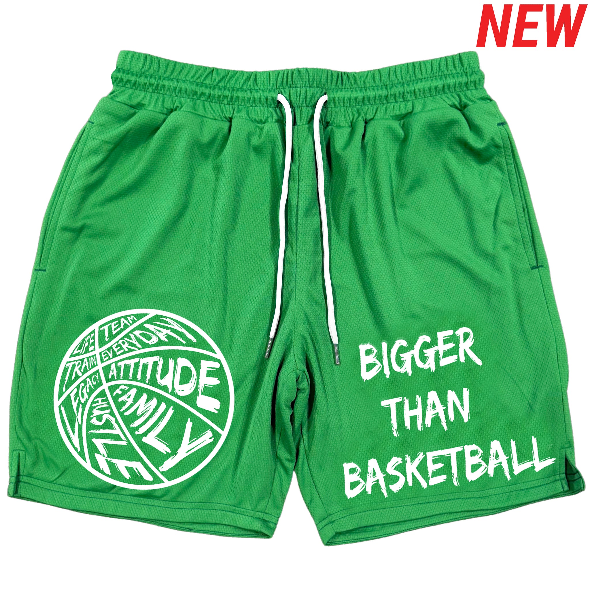 Bigger Than Basketball - Shorts - Green