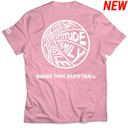 Bigger Than Basketball - T-Shirt - Pink