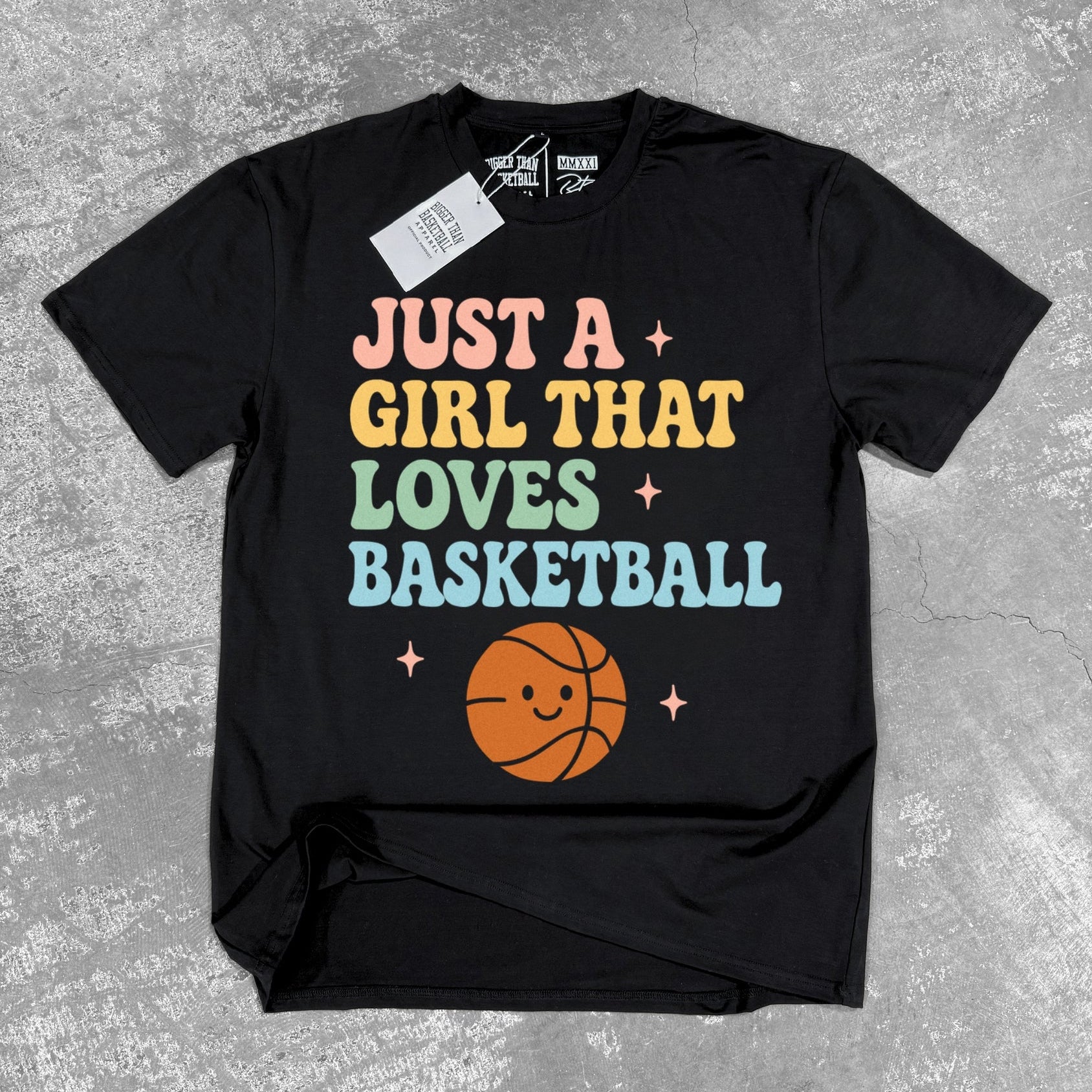 Just A Girl - T-Shirt - Black