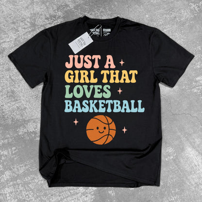 Just A Girl - T-Shirt - Black
