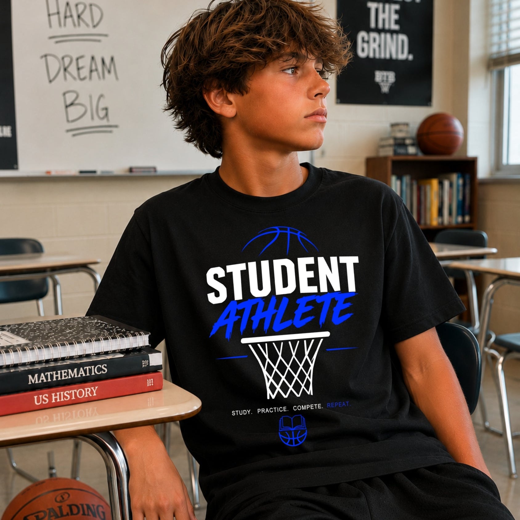 Student Athlete - T-Shirt - Black