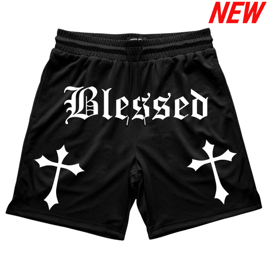 Blessed - Shorts - Black