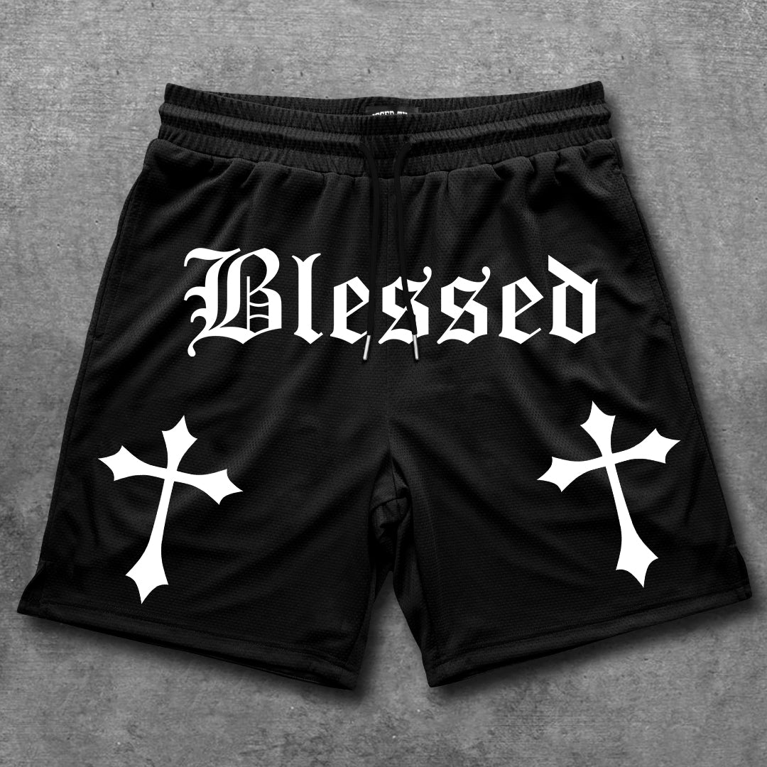 Blessed - Shorts - Black