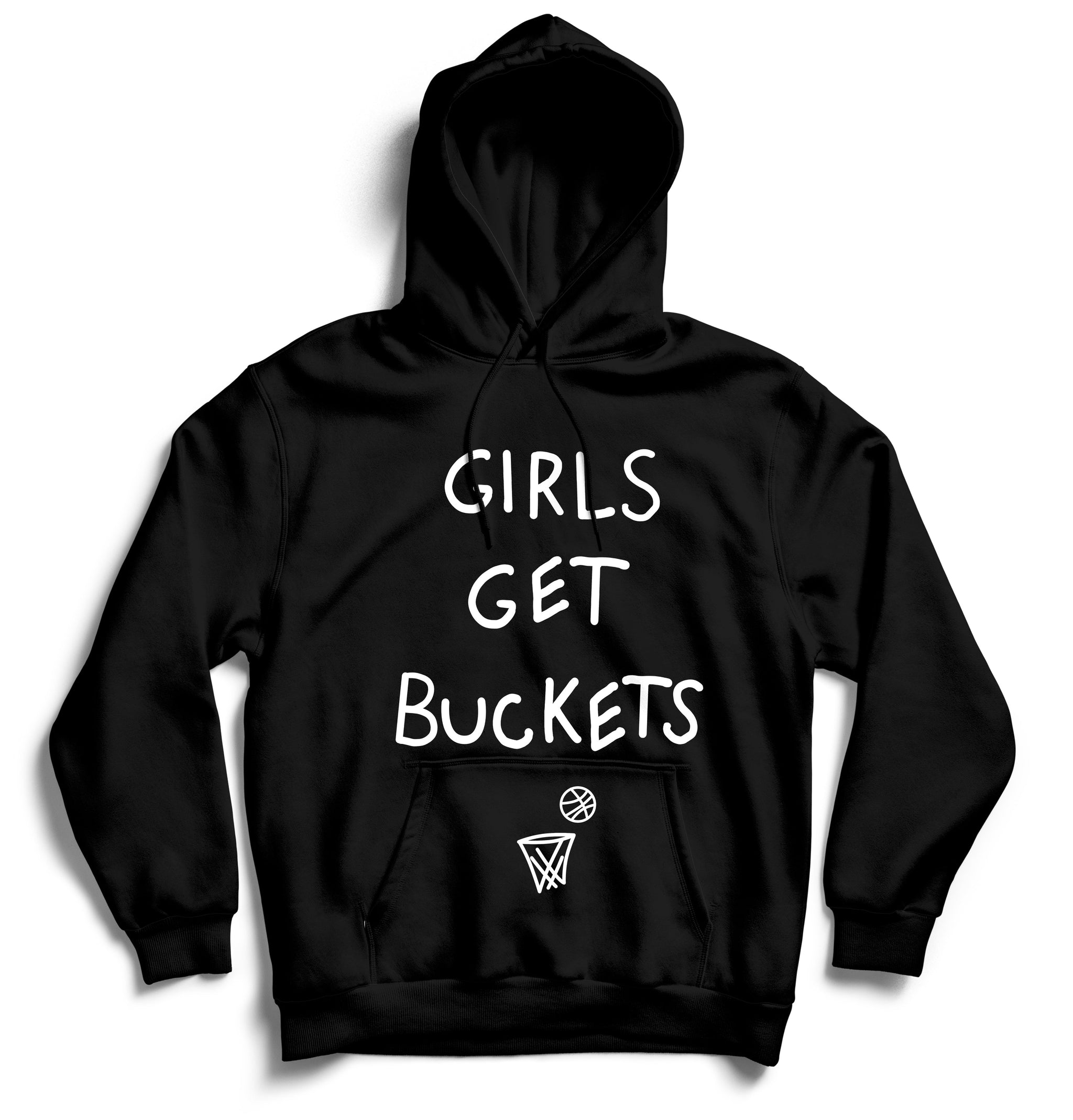 Girls Get Buckets - Hoodie - Black
