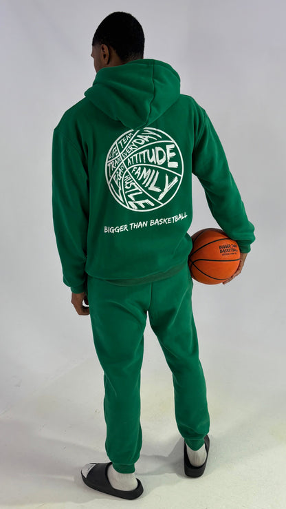 Bigger Than Basketball - Hoodie - Green