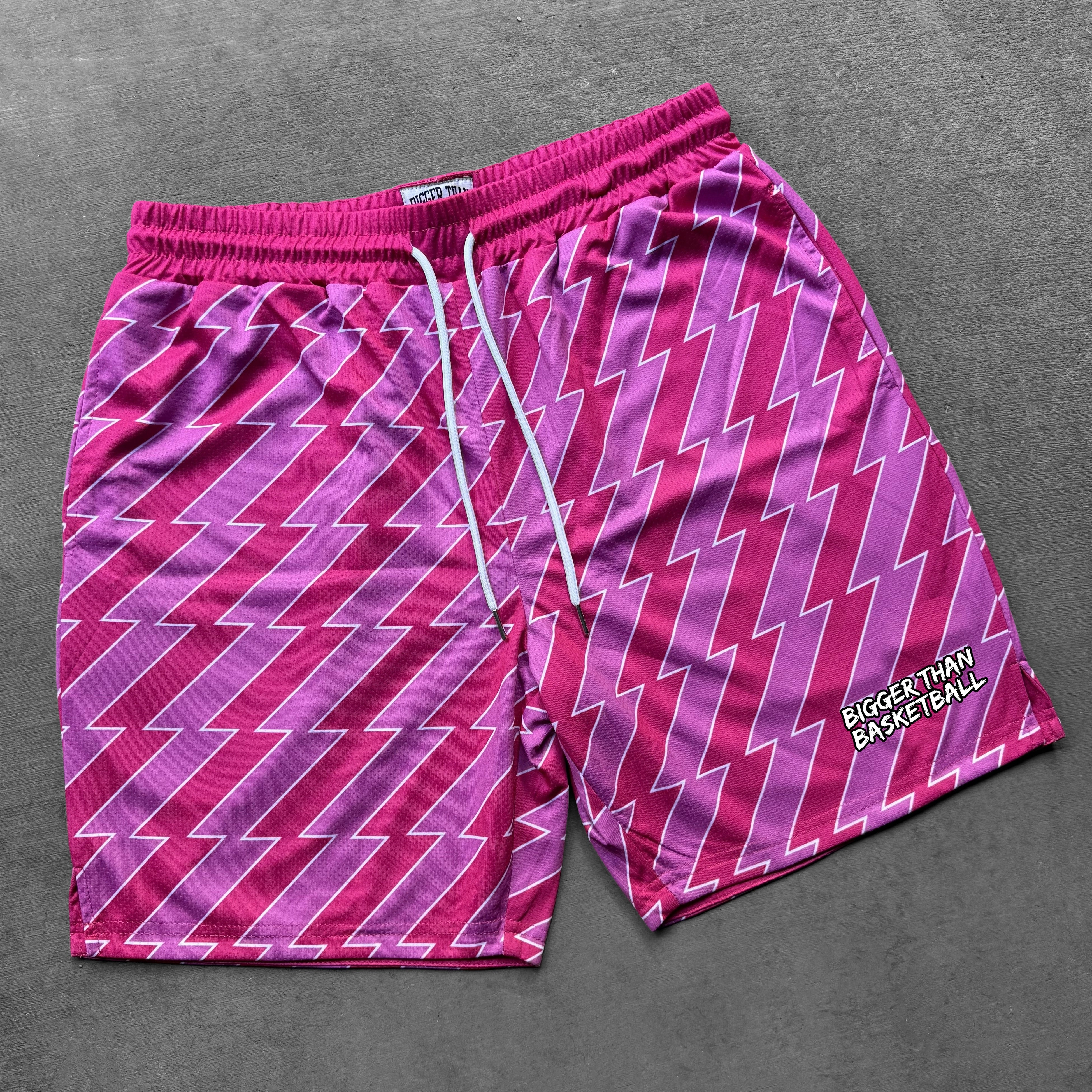 Zig-Zag - Shorts - Pink