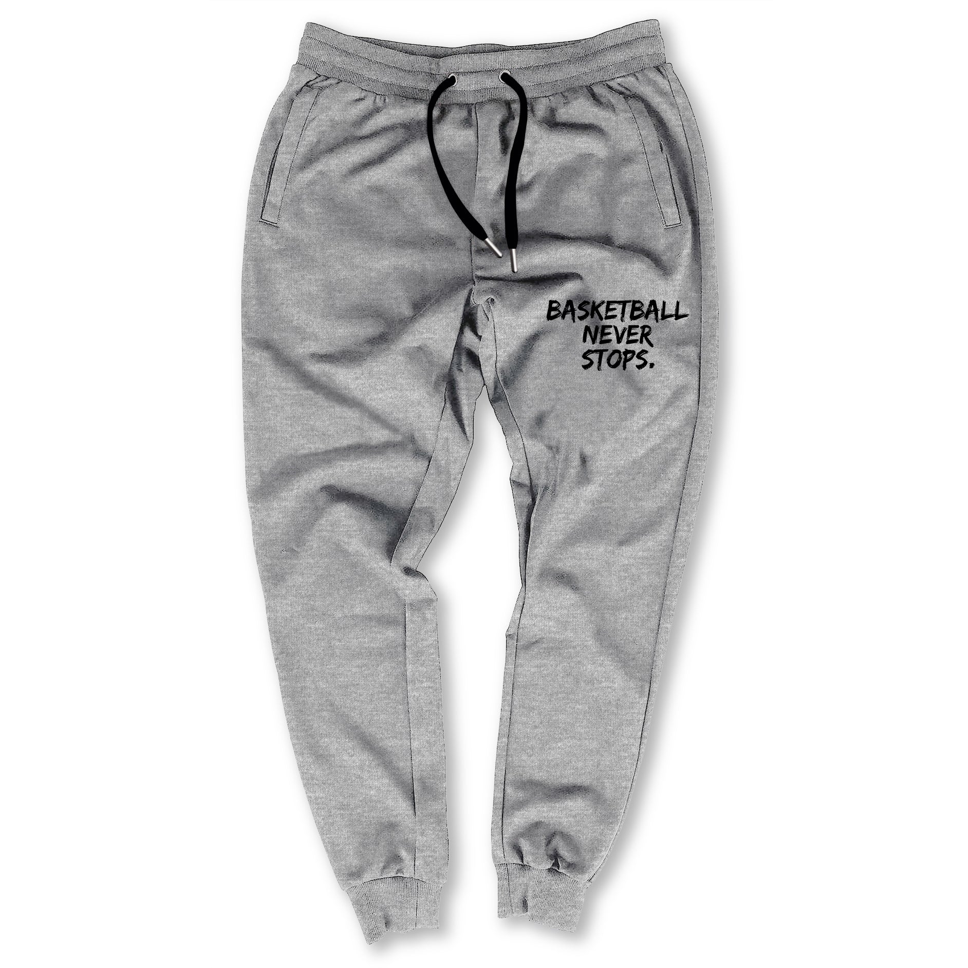 Basketball Never Stops - Joggers - Grey