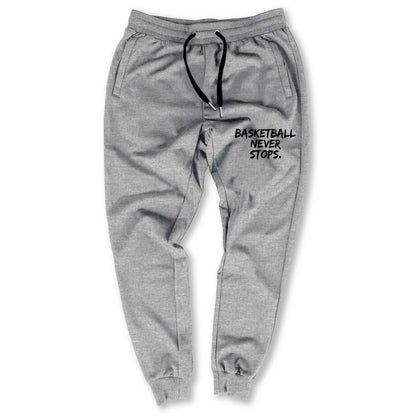 Basketball Never Stops - Joggers - Grey