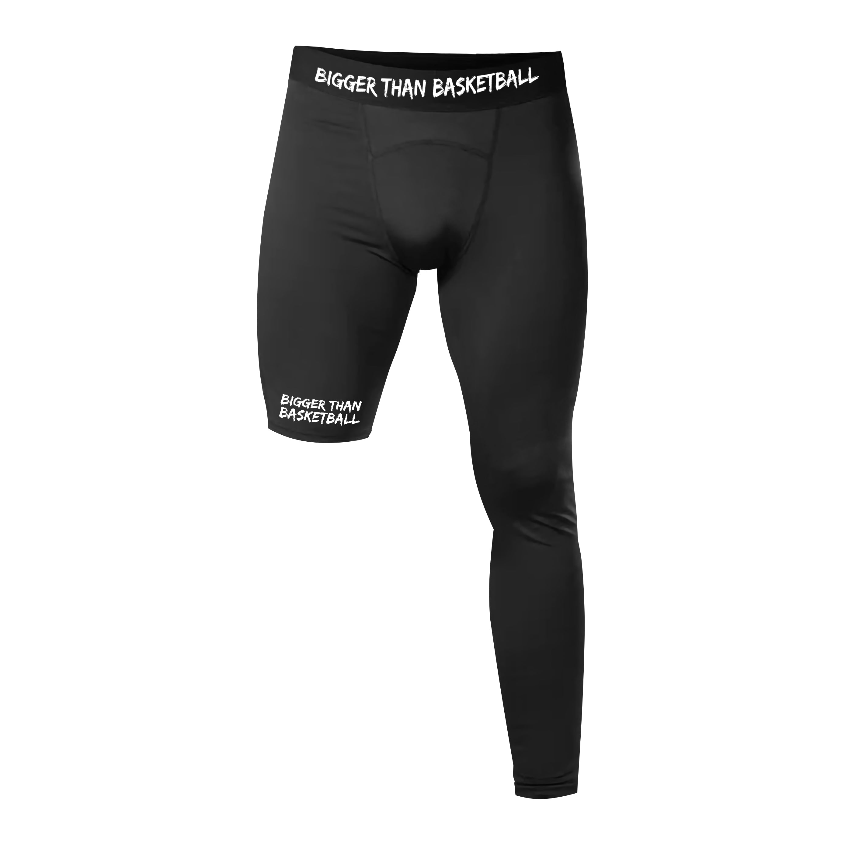 Single-Leg Performance Tights - Left - Black