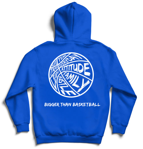Bigger Than Basketball - Hoodie - Blue