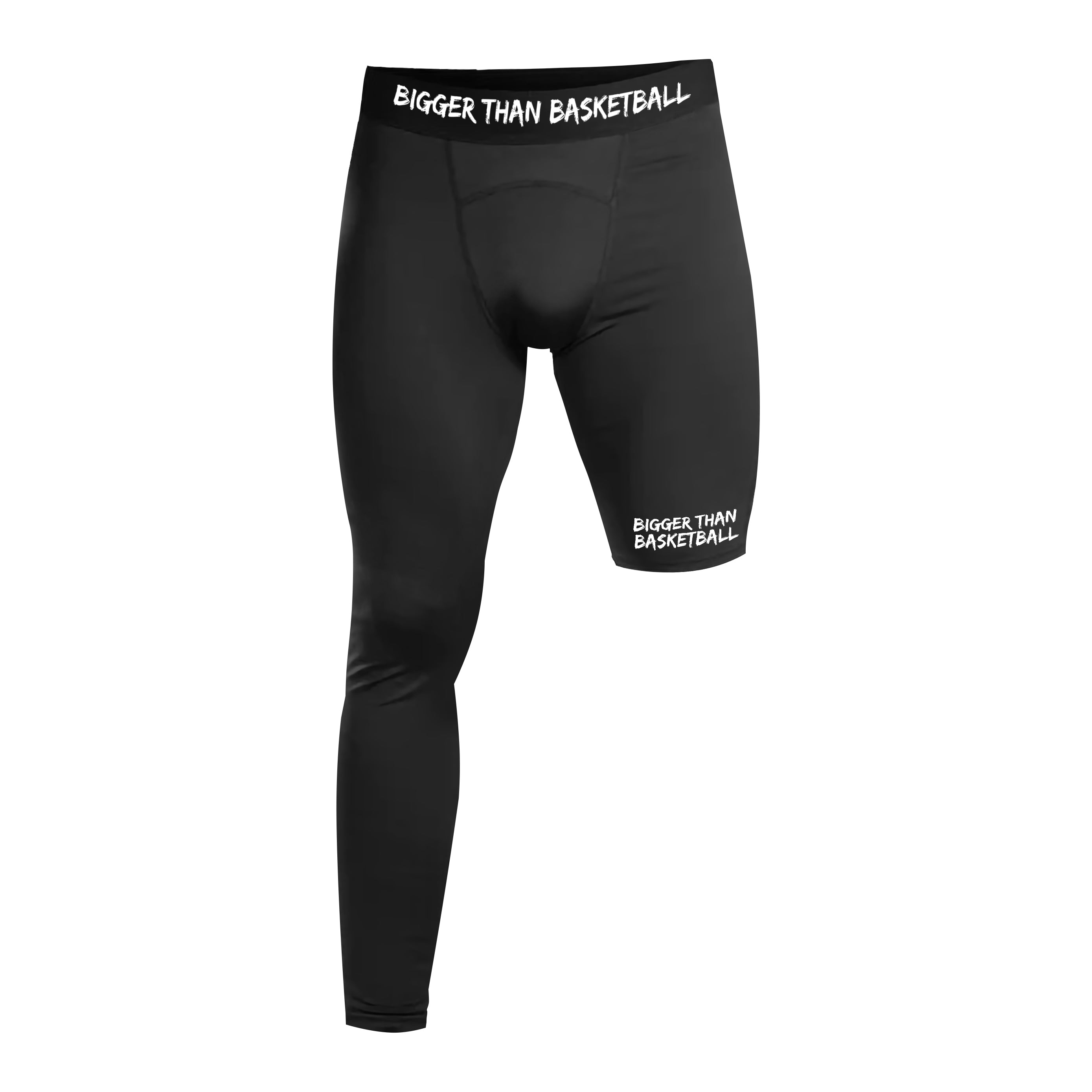 Single-Leg Performance Tights - Right - Black