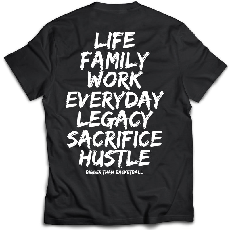 Basketball is Life T-Shirt - Black