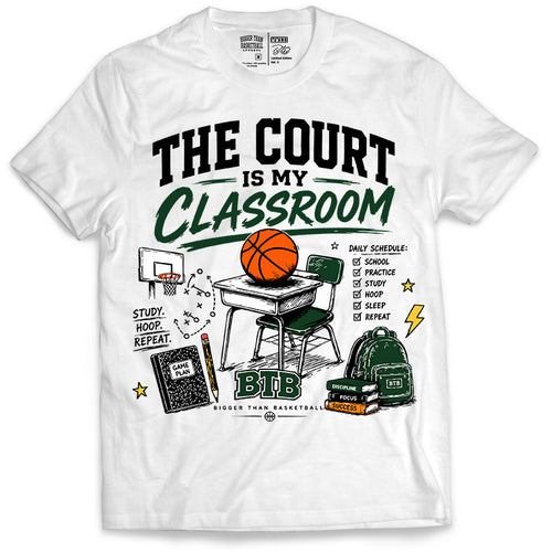 The Court is my Classroom - T-Shirt - White